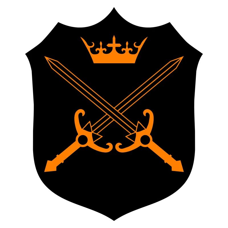 Emblème de la couronne des Épées Croix