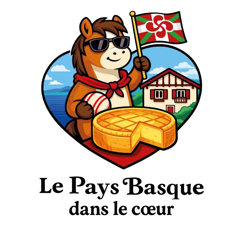 Pays Basque dans le Cœur Pottok Gâteau Basque