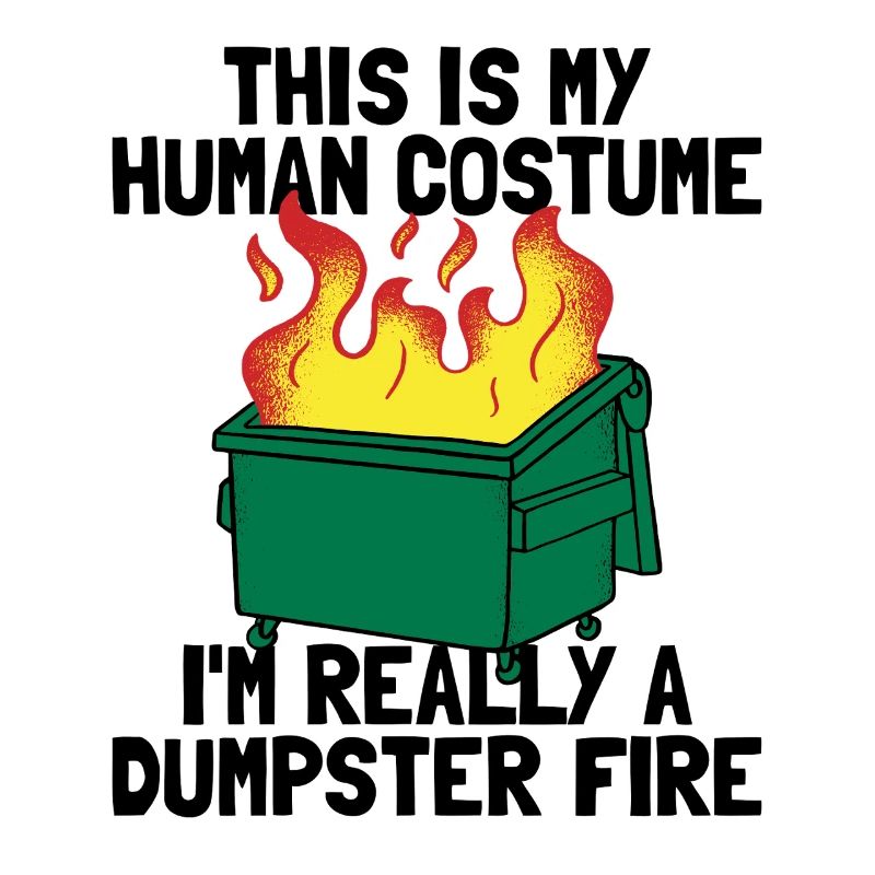 Funny that this is my human costume garbage tone