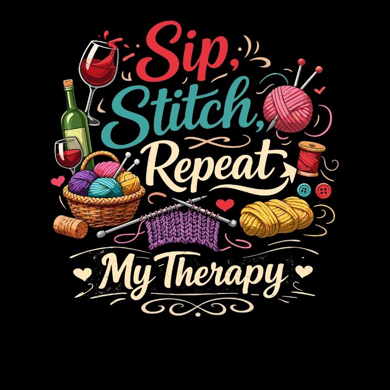 Sip Stitch Repeat Therapy