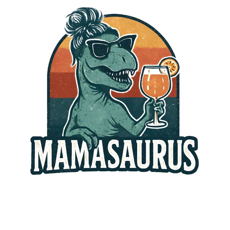 Mamasaurus Mama Mutter Geschenkidee Humor Lustig