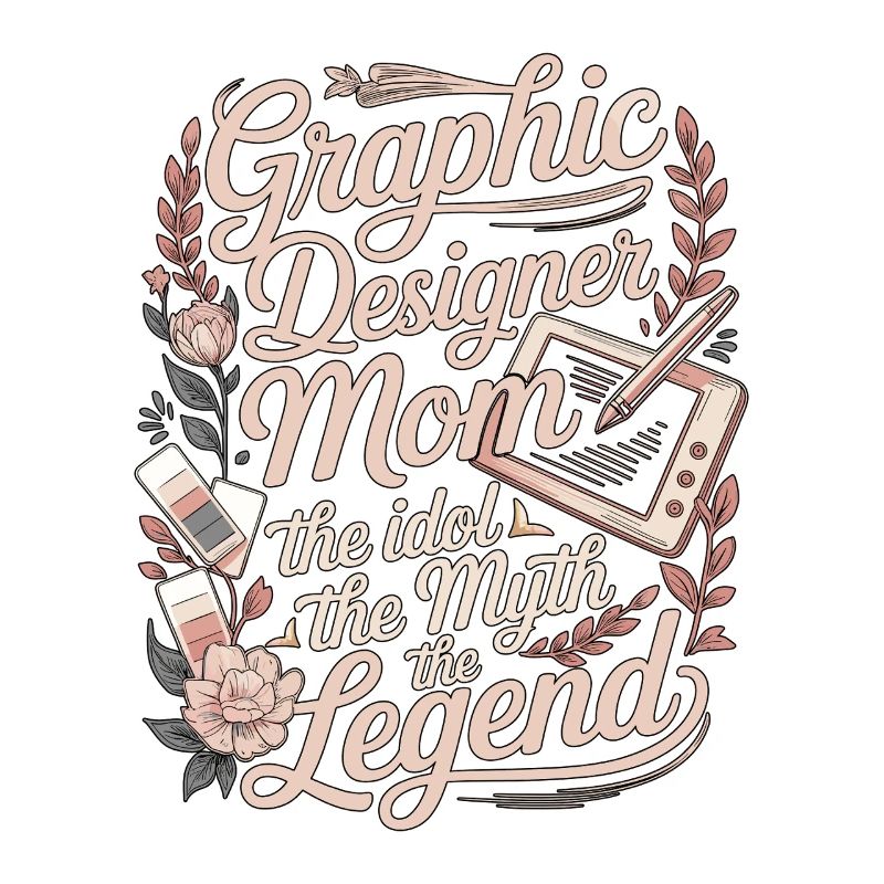 Graphic Designer Mom The Idol Creative Designer