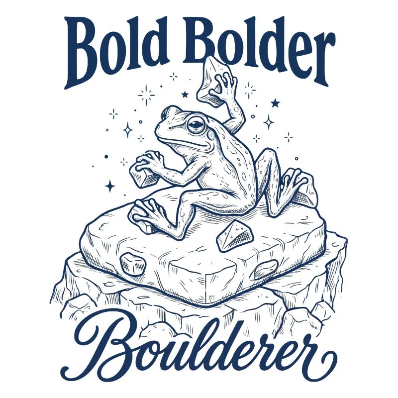Bouldering Bold Bolder Boulderer