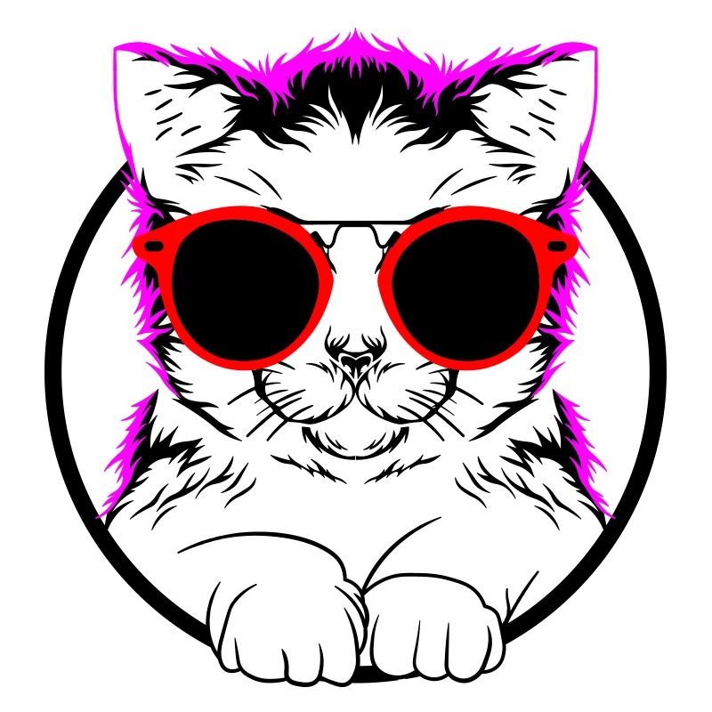 Farben änderbar | COOL CAT - COOLE KATZE