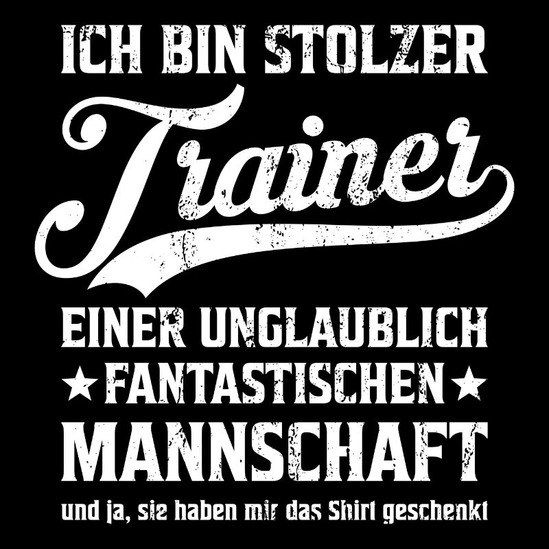 Ich bin stolzer Trainer Coach Geschenk