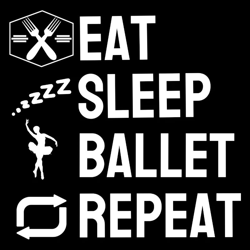 Manger le sommeil Ballet Répéter Ballet Ballet