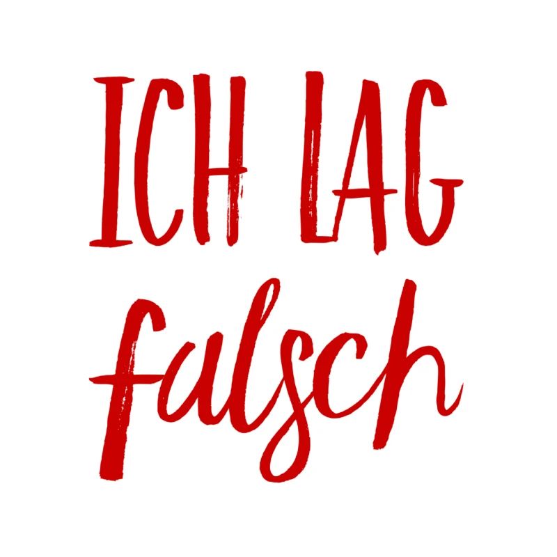 es war ein Irrtum
