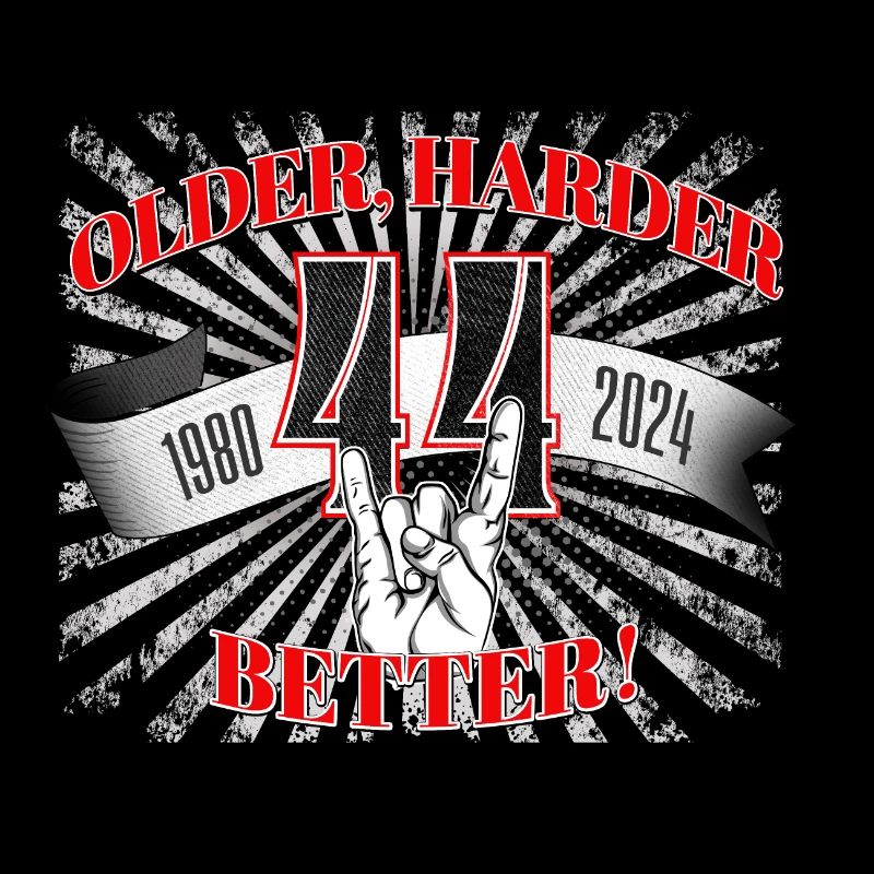 44. Geburtstag eines Metalfan oder Motorradfahrer