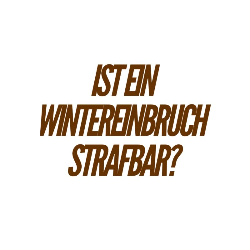 Wintereinbruch