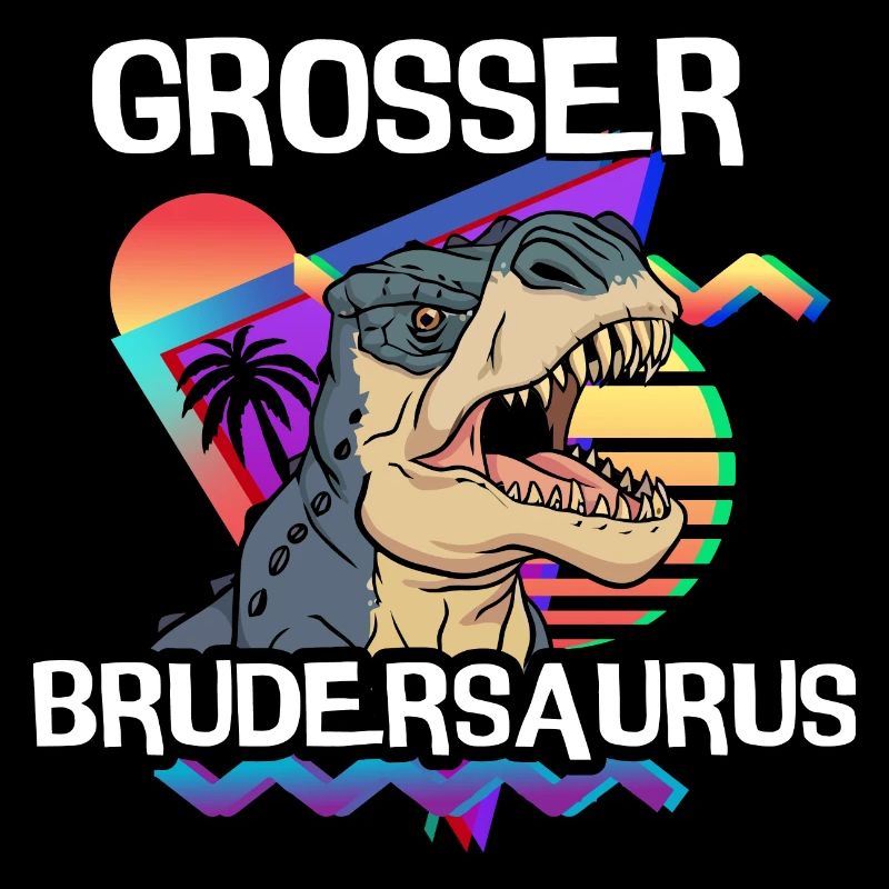 Großer Brudersaurus T-Rex Dino