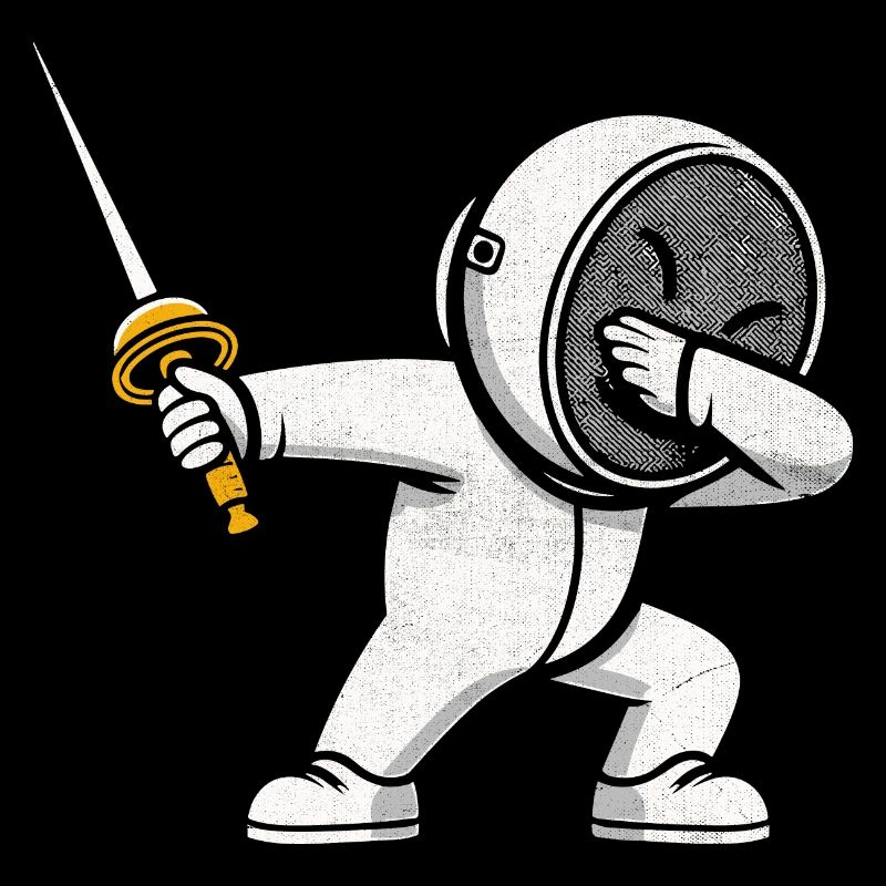 Doublage Escrimeur Escrime Épée Épée Escrime Athlète