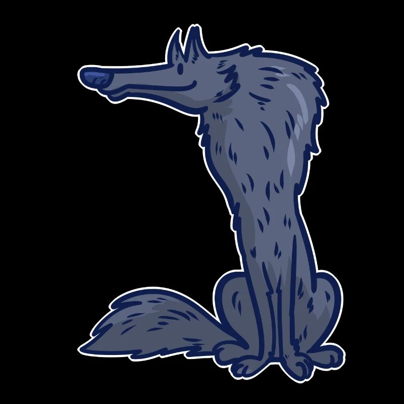 Wolf Cartoon Comic Pack Prey Gift Idea Wild