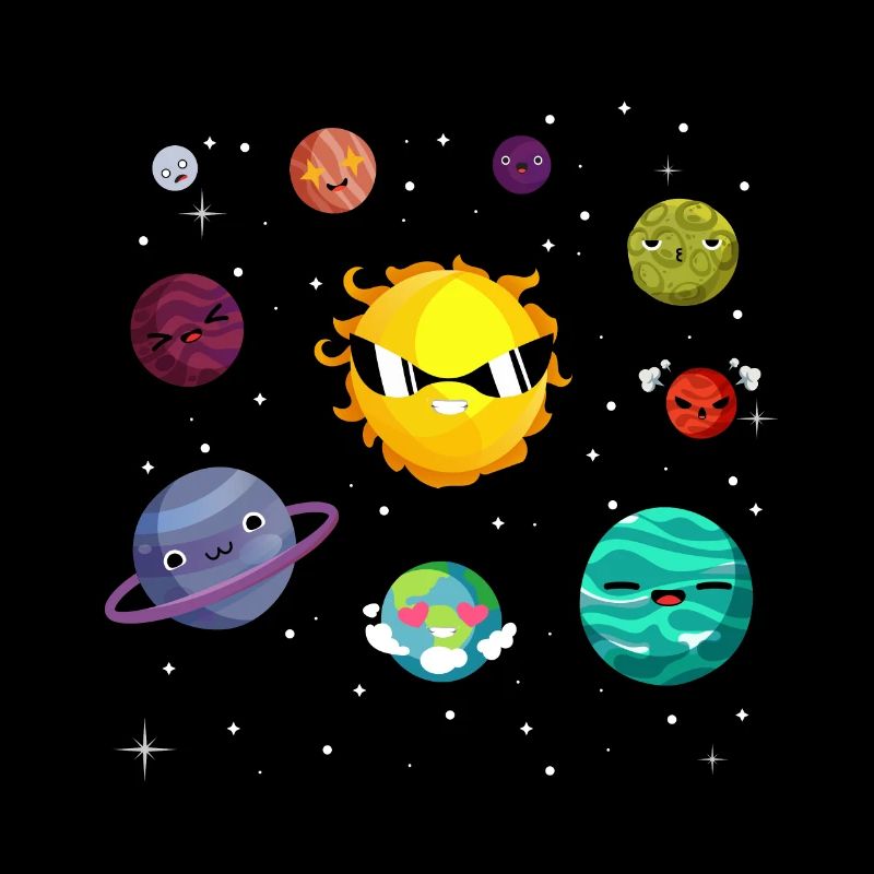 Funny planets of the solar system