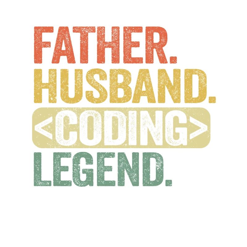 Père mari coding légende programmeur admin