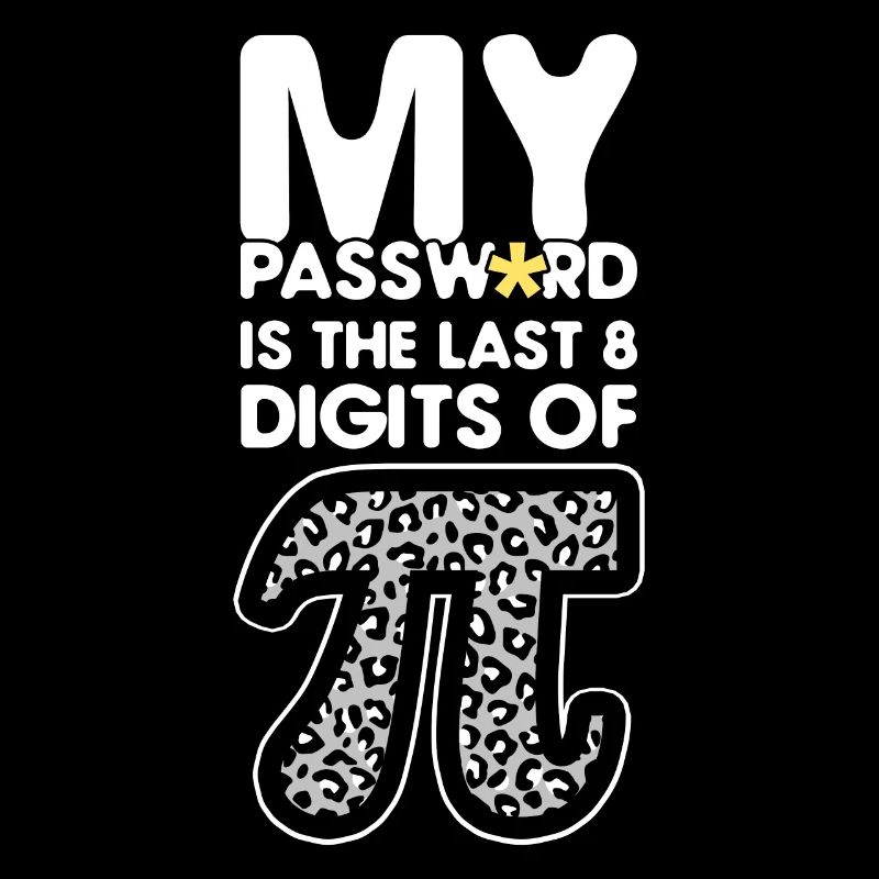 Math Holiday Mathématiques Pi Mot de passe Chiffre De Pi