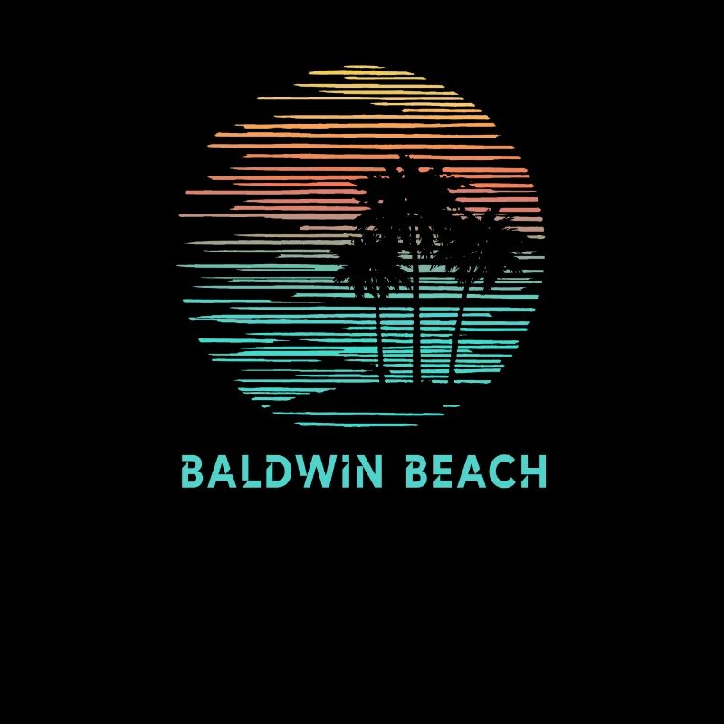 Baldwin Beach Maui Hawaii Cool Souvenir Vacances