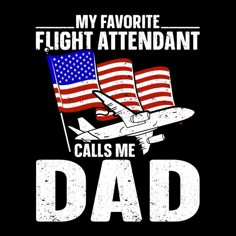 Flugbegleiter Papa Stewardess Flugbegleiter
