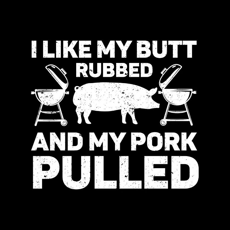 BBQ Pulled Pork Schwein Grill