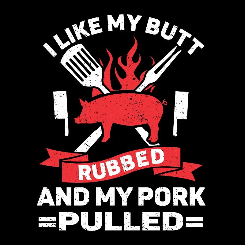 BBQ Pulled Pork Schwein Grill