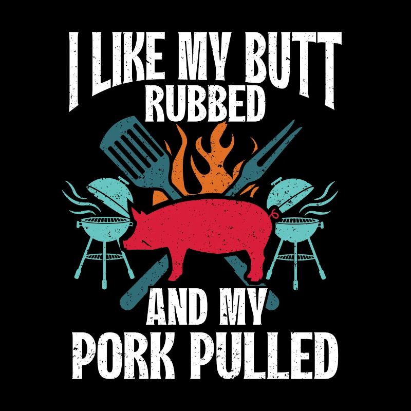 BBQ Pulled Pork Schwein Grill