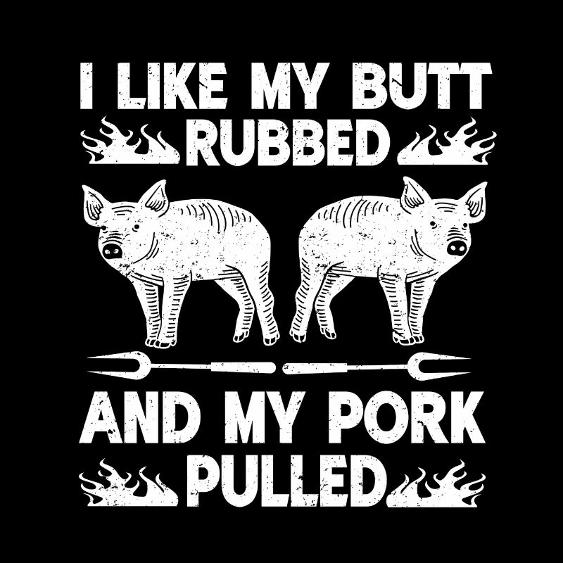 BBQ Pulled Pork Schwein Grill