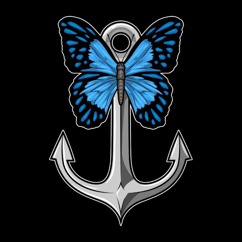 Schmetterling Anker
