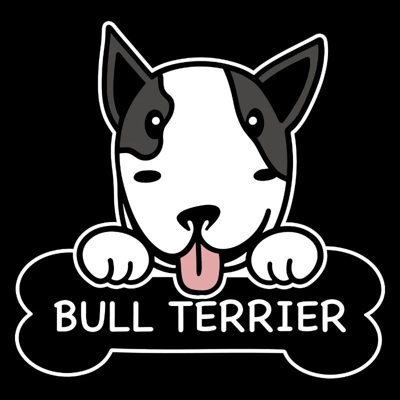 Bull Terrier et os