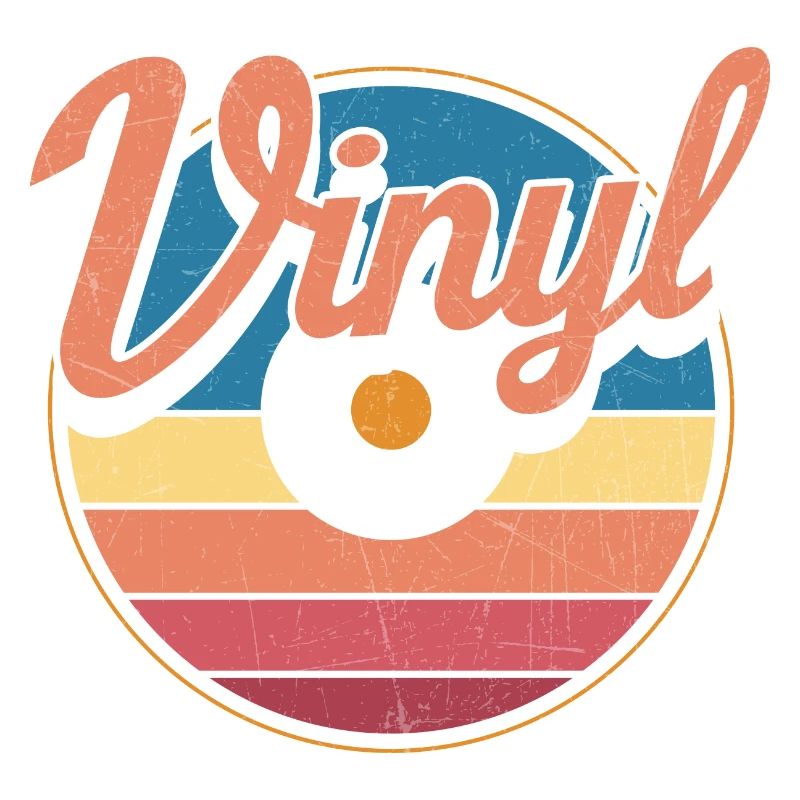 Vinyle coloré Design pour un collectionneur de vinyle