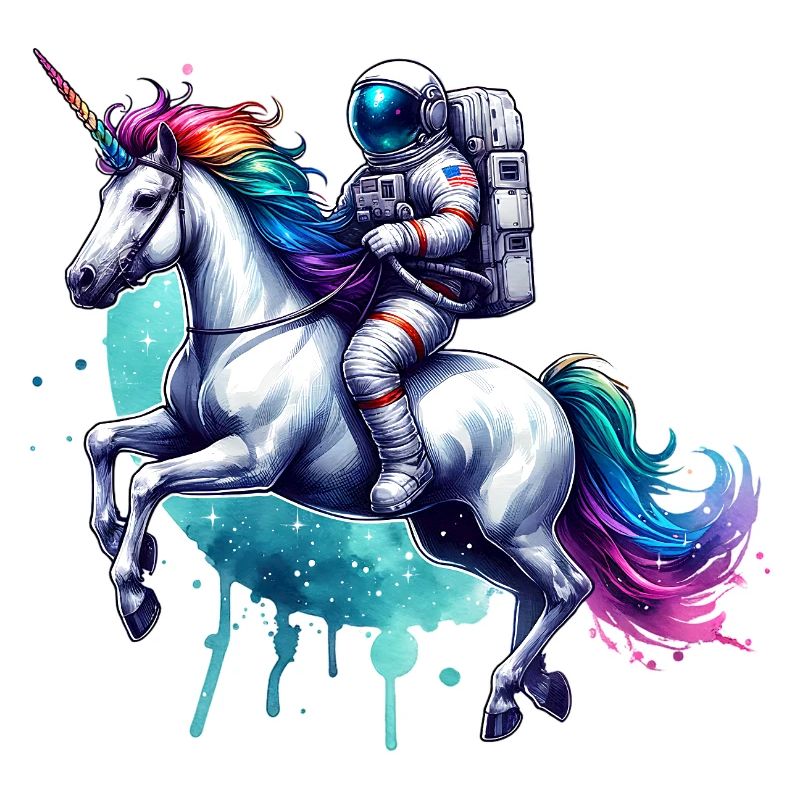 Astronaut Einhorn