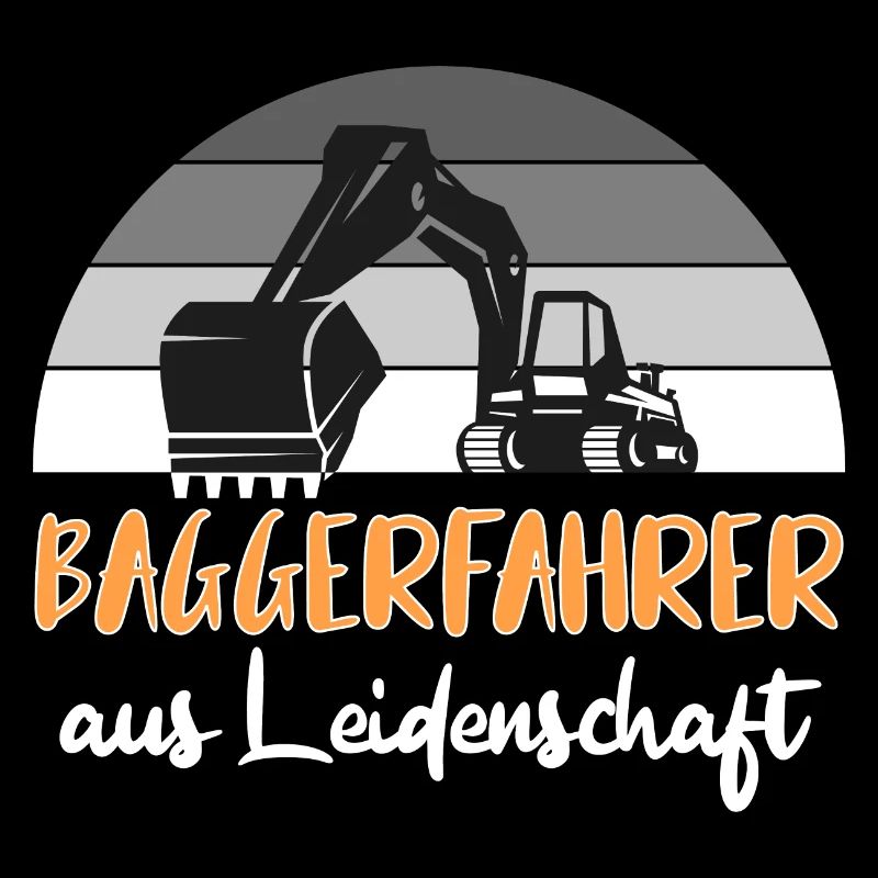 Bagger Baggerfahrer Baggerwagen