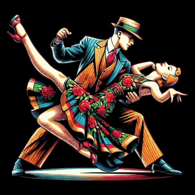 Danseur de Lindy Hop Danse Swing Danse