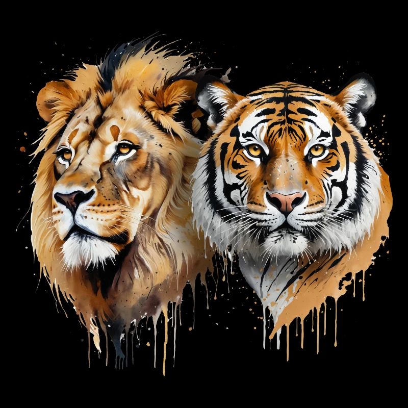 Lion and Tiger Showdown