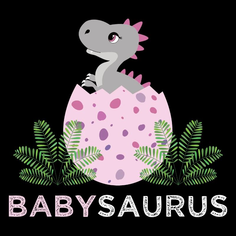 Babysaurus Mädchen T-Rex geschlüpft Dinosaurier Ei
