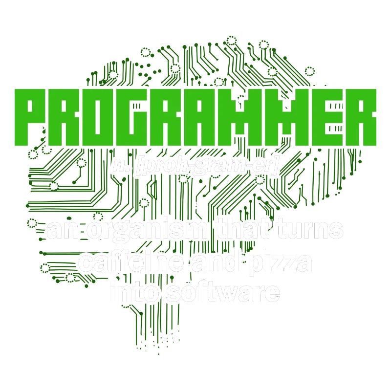 Turns caffeine and pizza into software Software-En