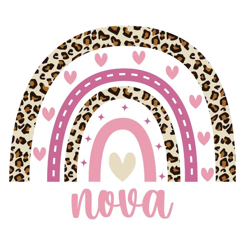 Nova Regenbogen Name Geburtstag Nova