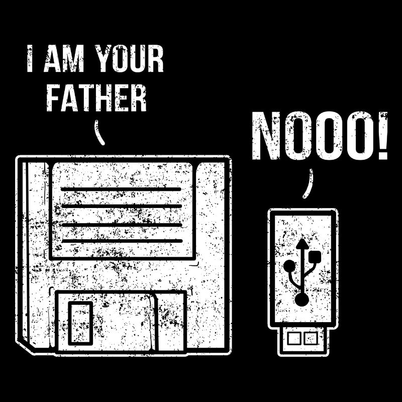 IT Programmierer Im Your Father Diskette