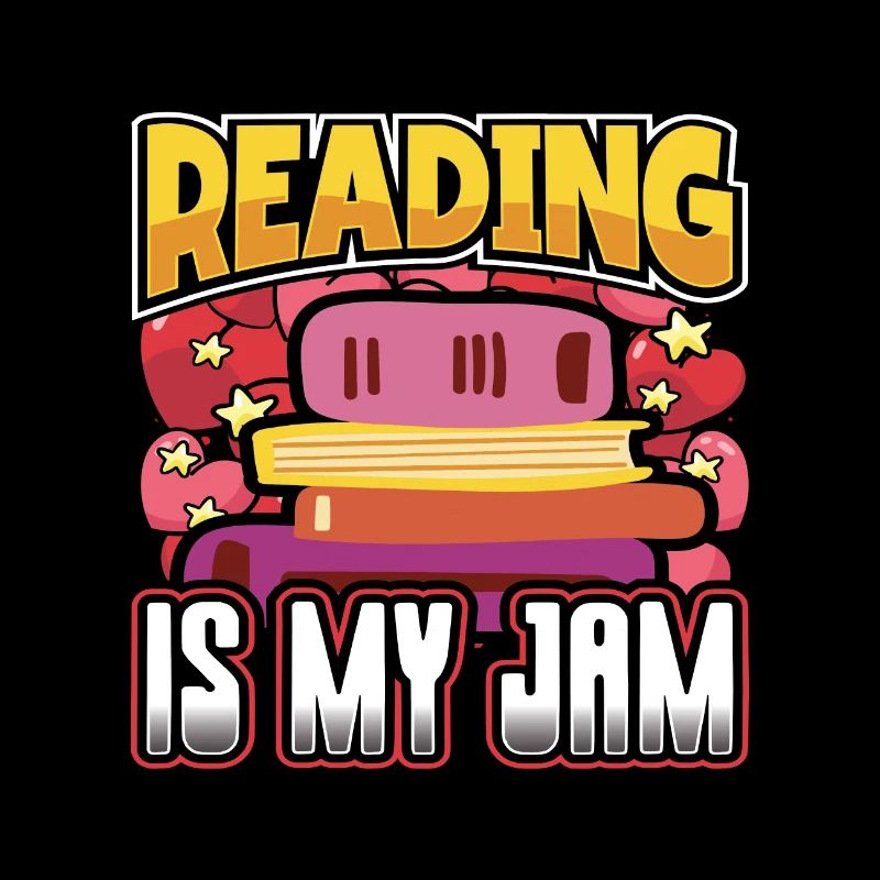 Reading is My Jam Fun Book Lover Gift