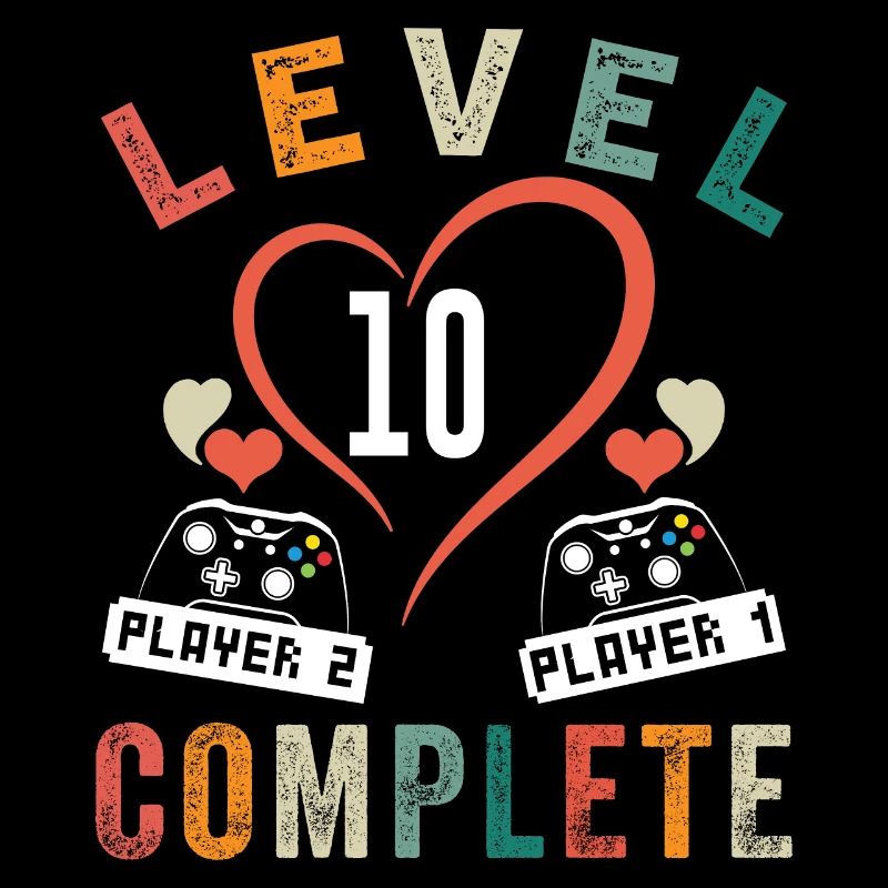 Level 10 Complete 10e Anniversaire 10 ans Mariage