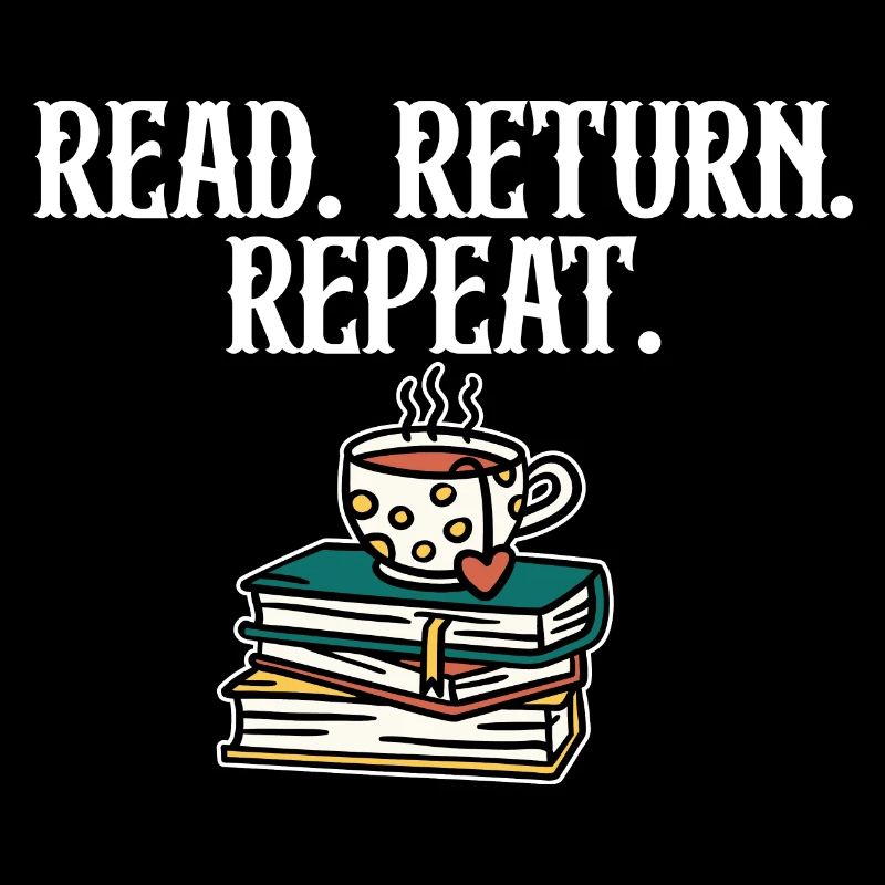 Read Return Repeat Library Worker Librarian Book