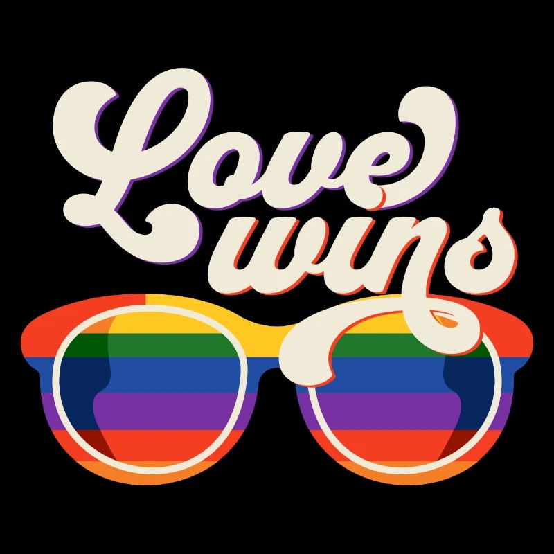 Gläser Liebe Gay Pride Regenbogen