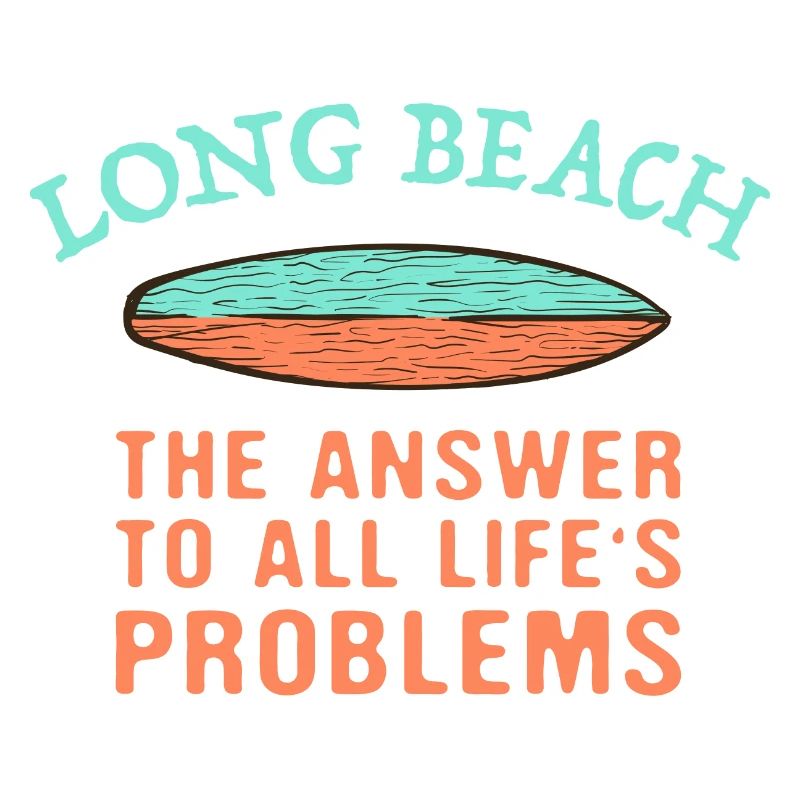 Long Beach Answer To All Life's Problems Surfing