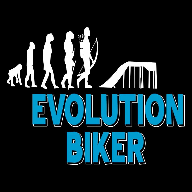 Funny Evolution Of A Biker Motorcycle Lover