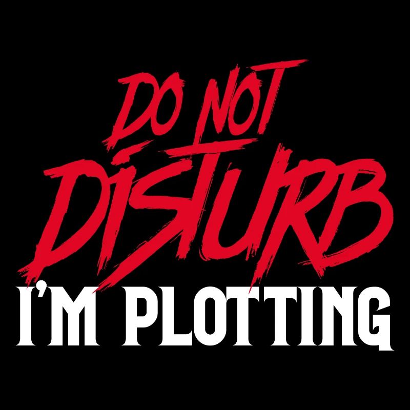 Writer - Do Not Disturb, I'm Plotting