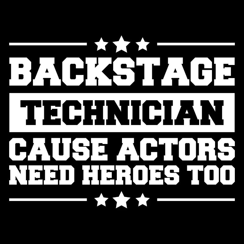 Stage Crew Design für einen Backstage-Techniker