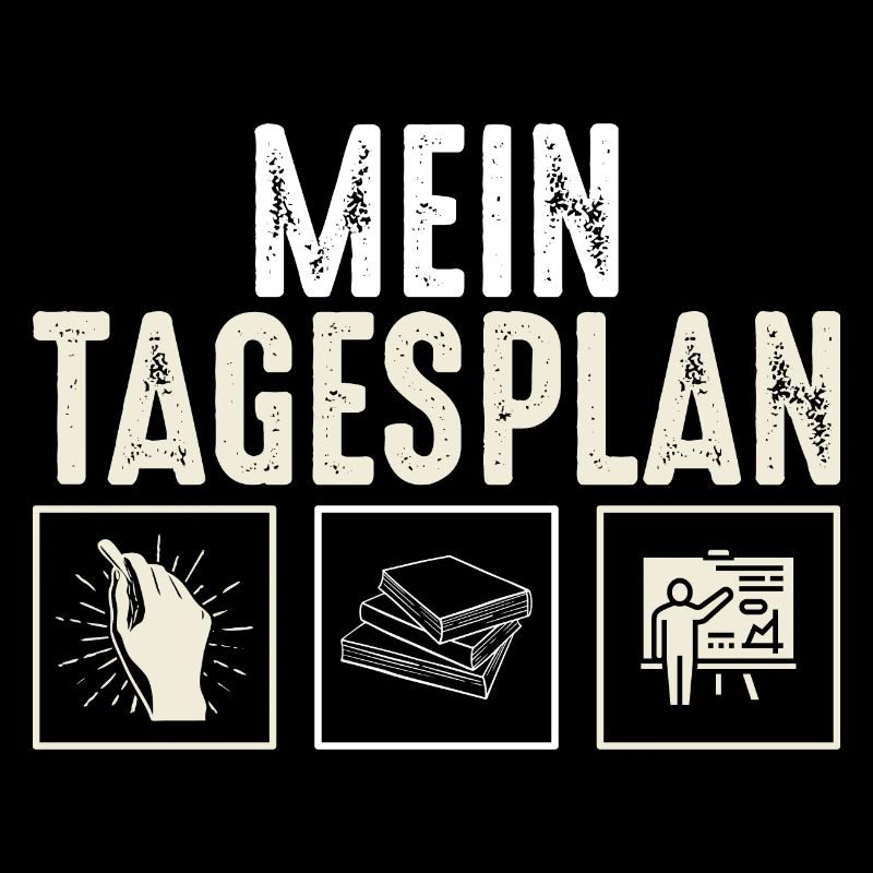 Lehrer mein Tagesplan