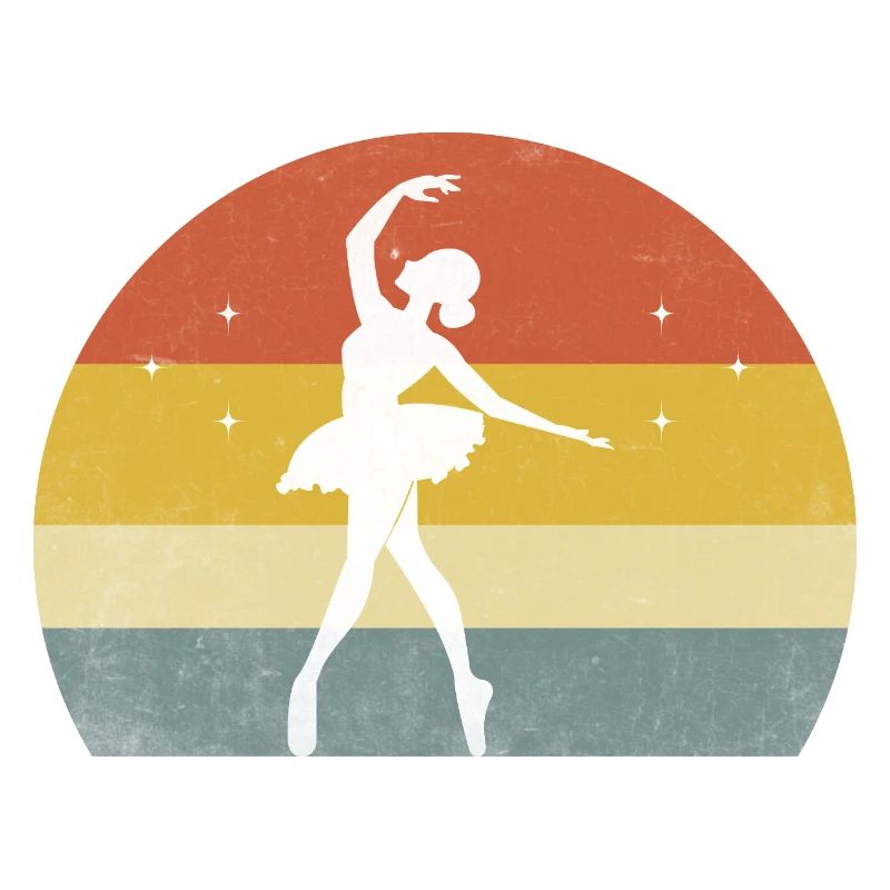 Retro Dancer For Dancing Dancer Choreography