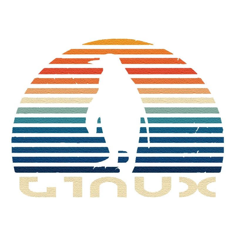 Linux Pinguin Vintage