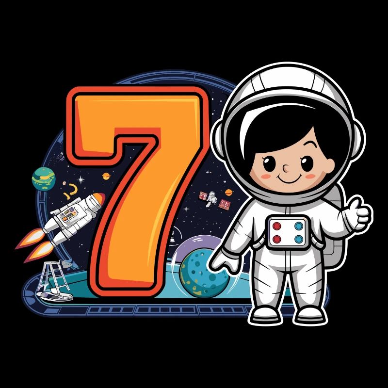 7e anniversaire Astronaute Aventure spatiale pour les garçons