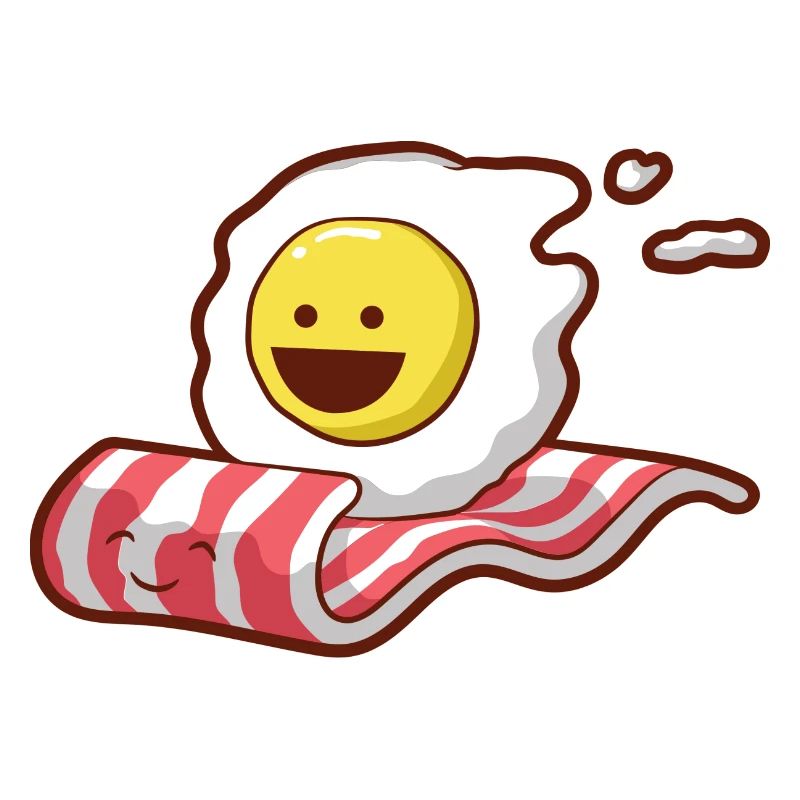 Frühstück Eier Bacon Geschenk