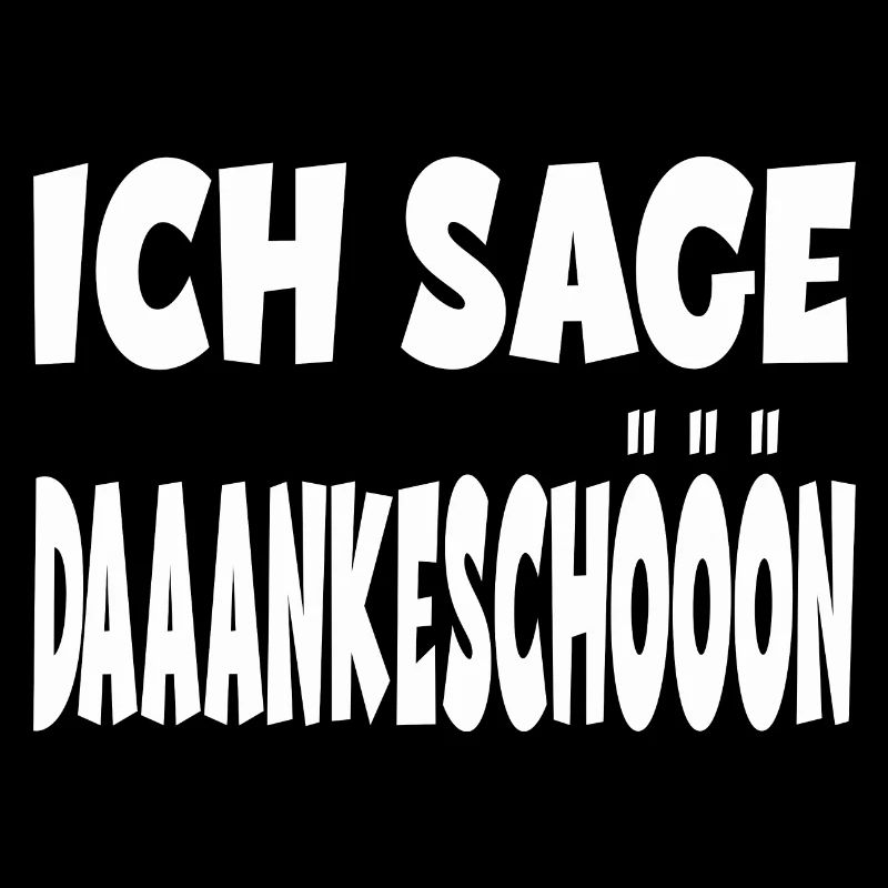 Ich sage Dankeschön für einen Kollege oder